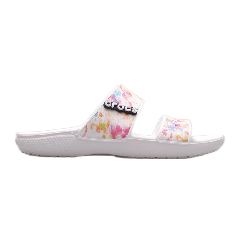 Women's slippers CROCS Classic Tie Dye Graphic 207283-928 white multicolored