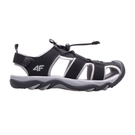 Boys' sandals 4F Junior HJL22-JSAM002-21S black