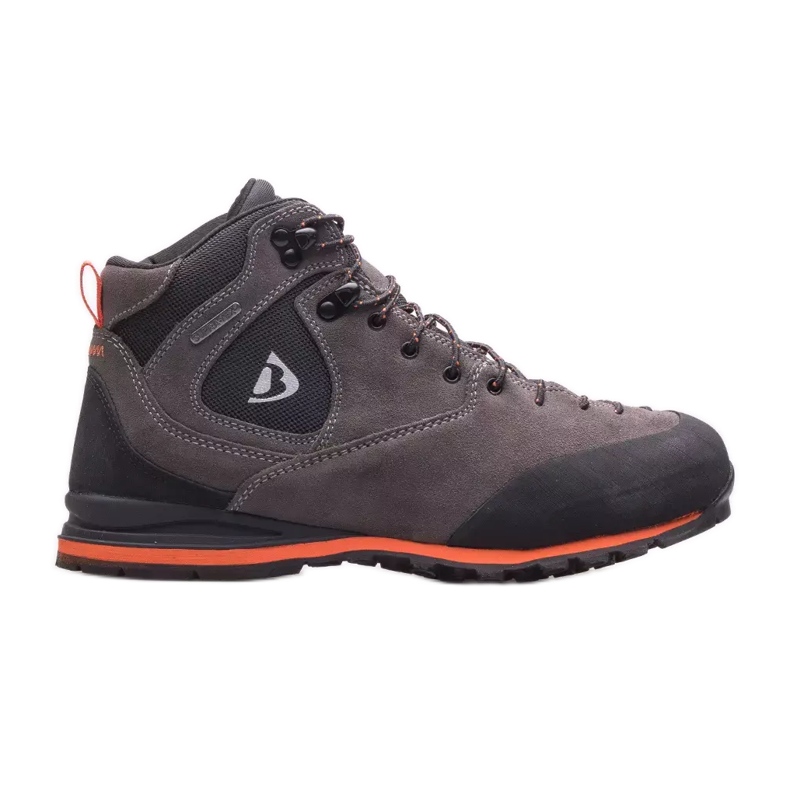BERGSON Castor Mid Stx 3.0 men's trekking shoes brown grey
