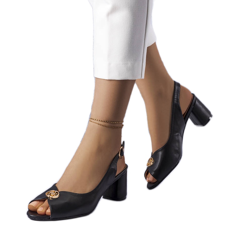 Black elegant Grimard sandals Black elegant Grimard sandals