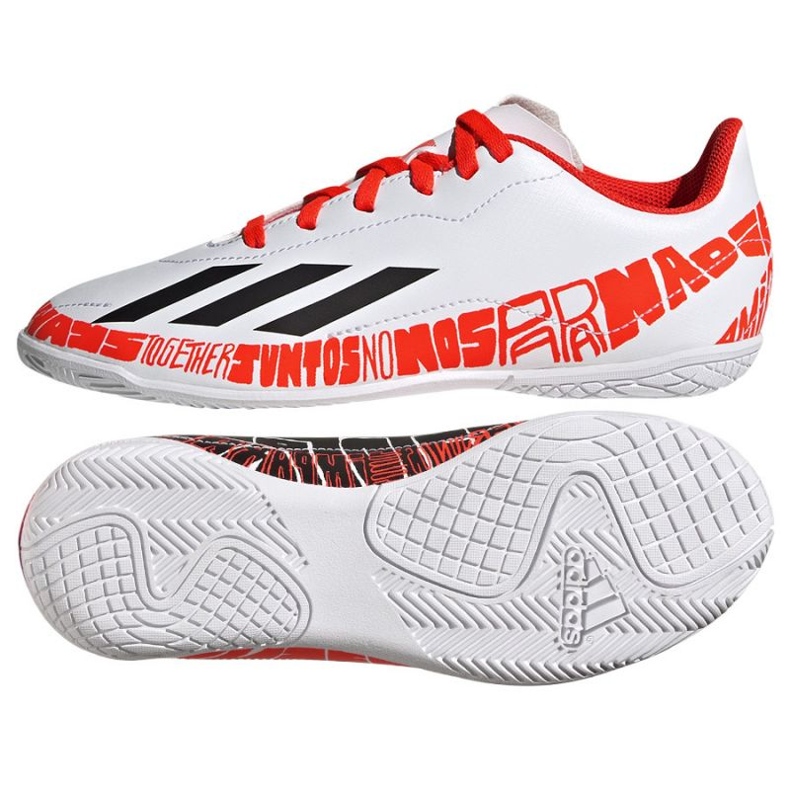 Adidas X Speedportal.4 Messi In Jr GW8400 soccer shoes white white
