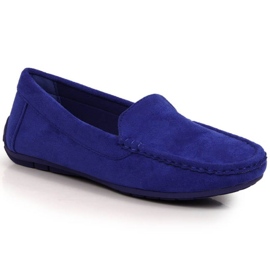 Vinceza shoes suede loafers W EVE259E blue Vinceza shoes suede loafers W EVE259E blue