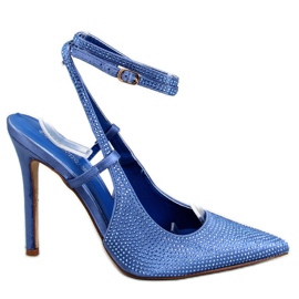 BM Bonnie Light Blue beaded heels BM Bonnie Light Blue beaded heels