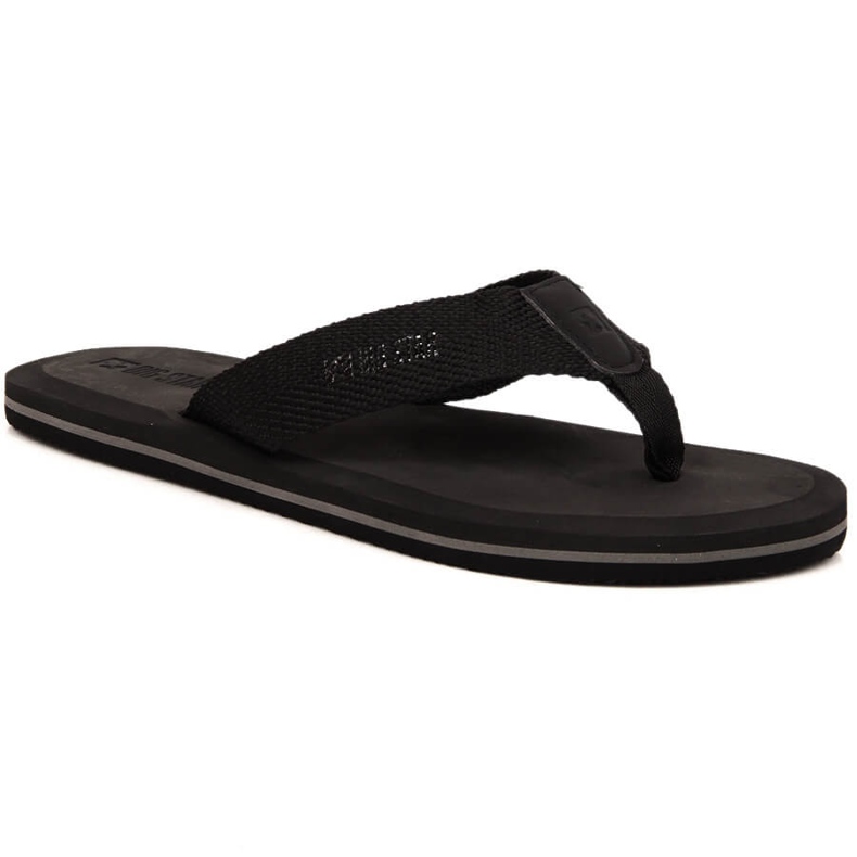 Men's flip-flops black Big Star LL174618