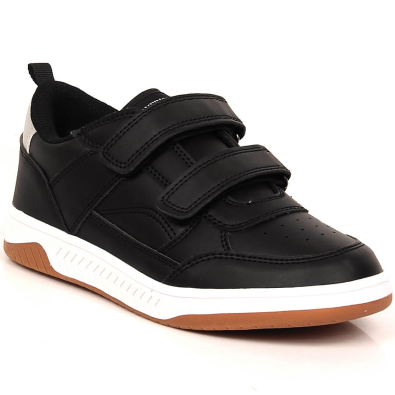 Black American Club 112/23 children's sports shoes made of ecological leather Black American Club 112/23 children's sports shoes made of ecological leather