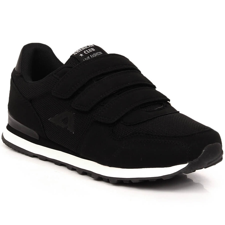 Black American Club 154/23 children's sports shoes with velcro