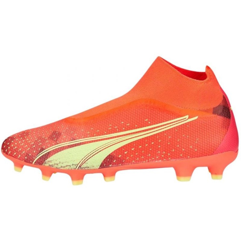 Puma Ultra Match+ Ll FG/AG M 107032 03 football shoes orange oranges and reds