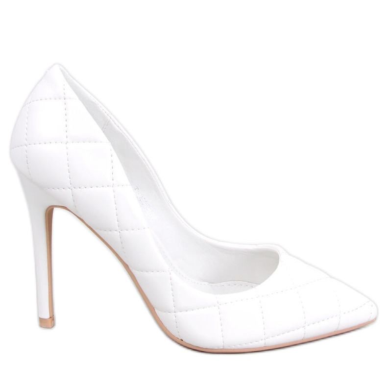 BM Quilted high heel pumps from Raquel White