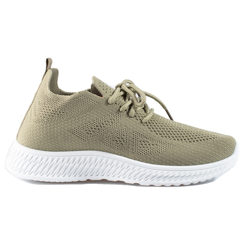 Shelovet green textile sports shoes