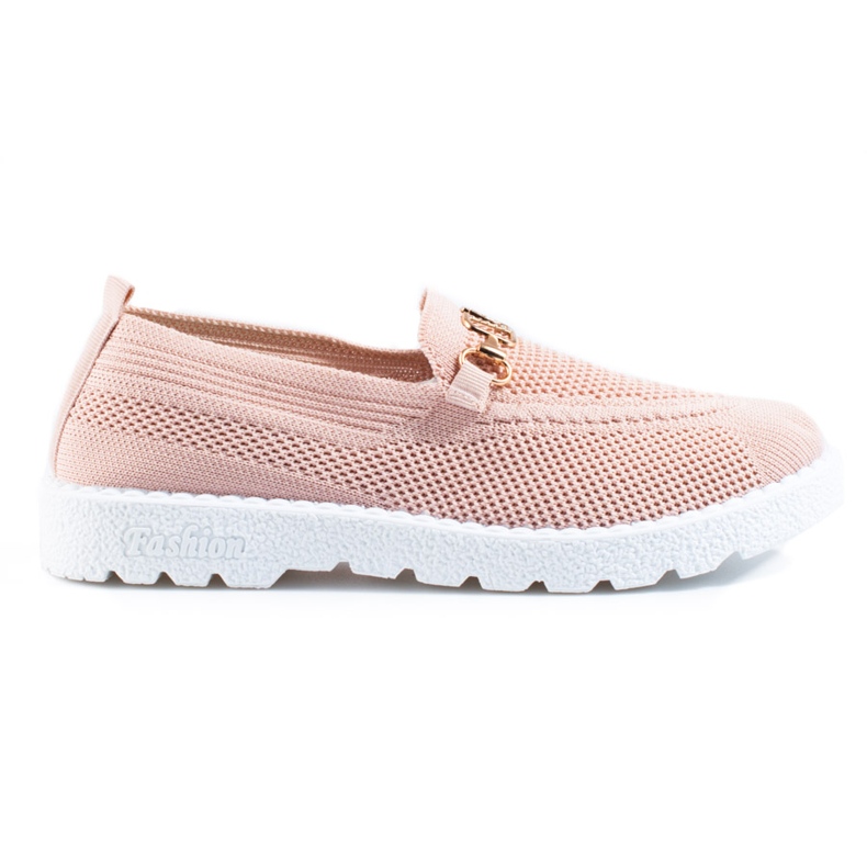 Women's Shelovet powder textile loafers pink