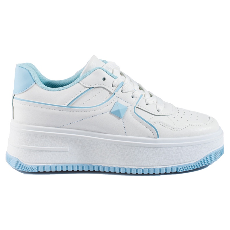 Women's sports shoes Shelovet white and blue