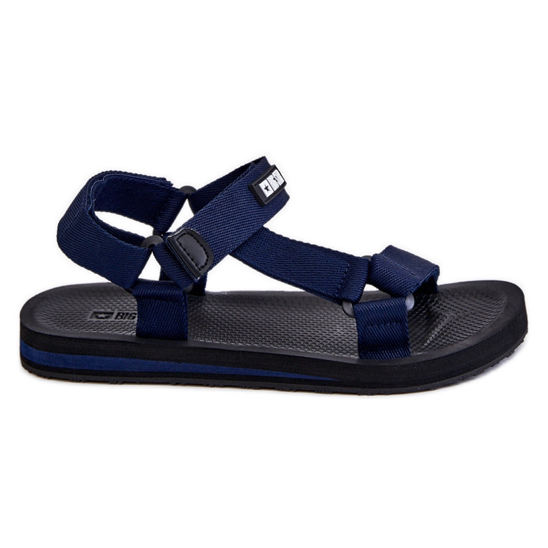 Men's Velcro Sandals Big Star DD174718 Navy Blue Men's Velcro Sandals Big Star DD174718 Navy Blue