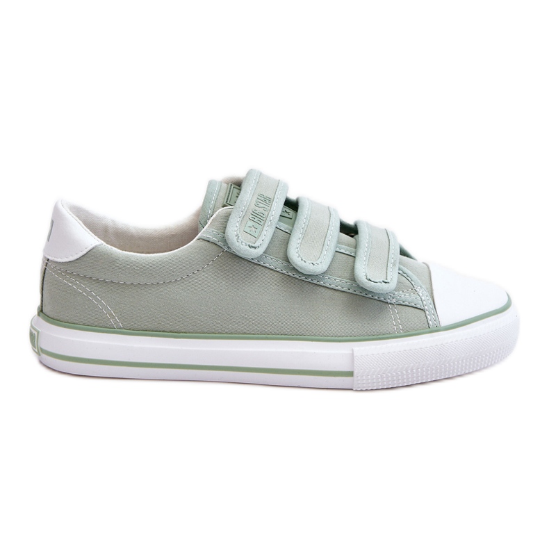 Classic Velcro Fabric Sneakers Big Star LL274A202 Green