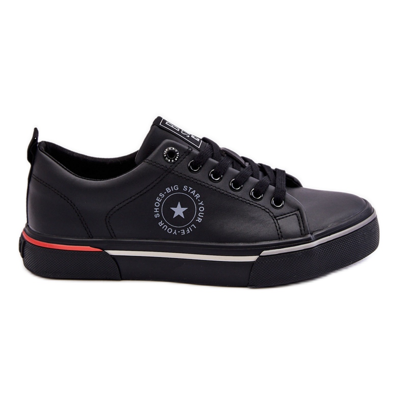 Men's Leather Sneakers Big Star LL174210 Black