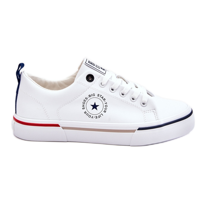 Men's Leather Sneakers Big Star LL174209 White