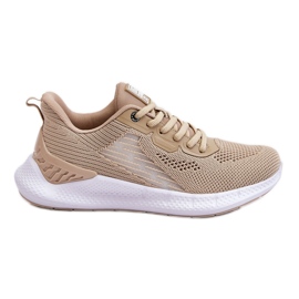 Women's Light Sports Shoes Memory Foam System Big Star LL274294 Beige