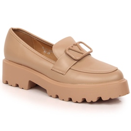 Vinceza 16380 beige women's high heels and platform shoes Vinceza 16380 beige women's high heels and platform shoes
