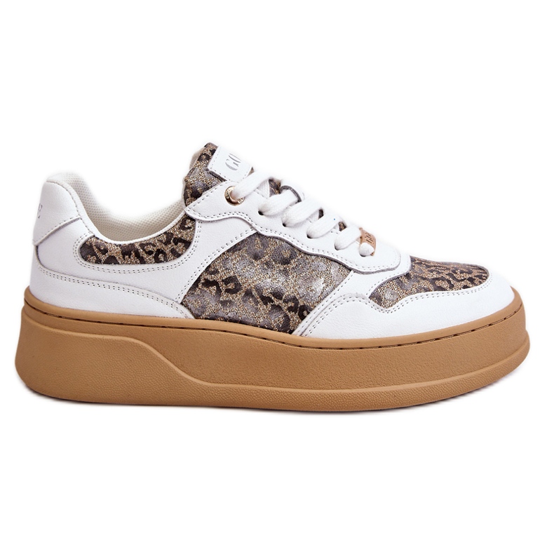 Women's Comfortable Sports Shoes GOE LL2N4052 White-Beige