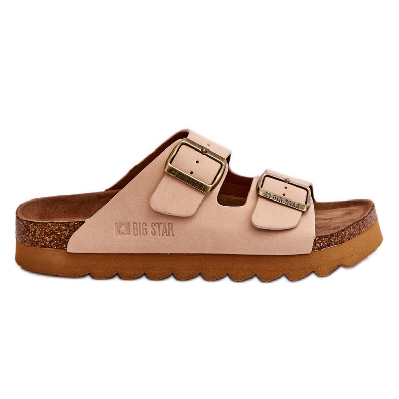 Classic Women's Big Star Slippers LL274478 Beige Classic Women's Big Star Slippers LL274478 Beige