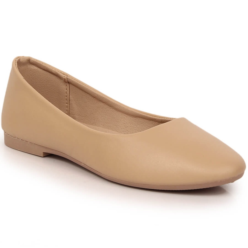 Women's beige eVento 1029 ballerinas