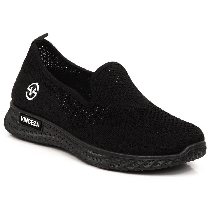 Black women's slip-on sports shoes Vinceza 34602