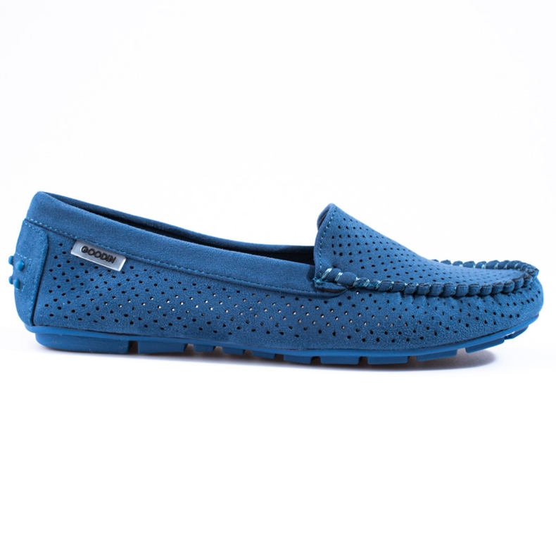 Goodin Light blue Shelovet leather loafers Goodin Light blue Shelovet leather loafers