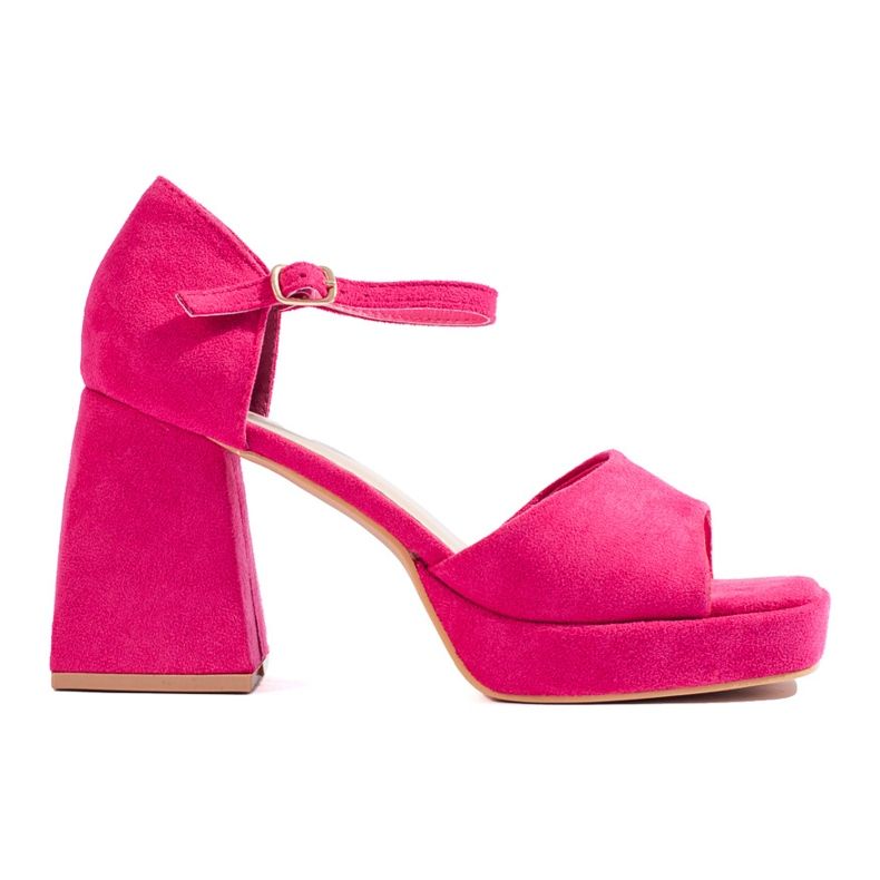Vinceza pink suede heel sandals Vinceza pink suede heel sandals