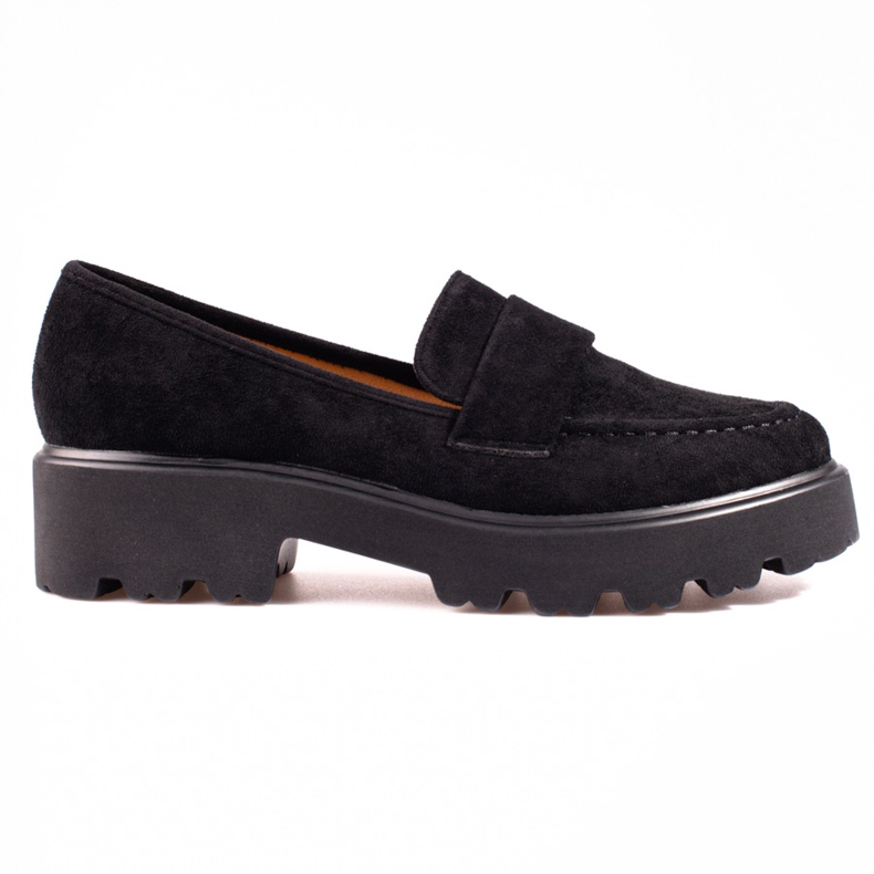 Vinceza women's black suede shoes