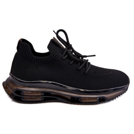 Women's Slip-on Sock Shoes GOE JJ2N4080 Black