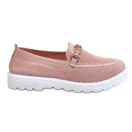 Women's Slip-On Embellished Sneakers Pink Alena Women's Slip-On Embellished Sneakers Pink Alena
