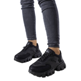 BM Black sneakers on a massive Inez sole