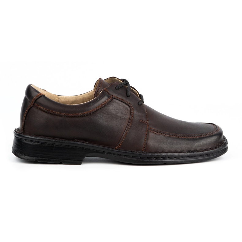 WASAK Men's casual leather shoes 0078W brown