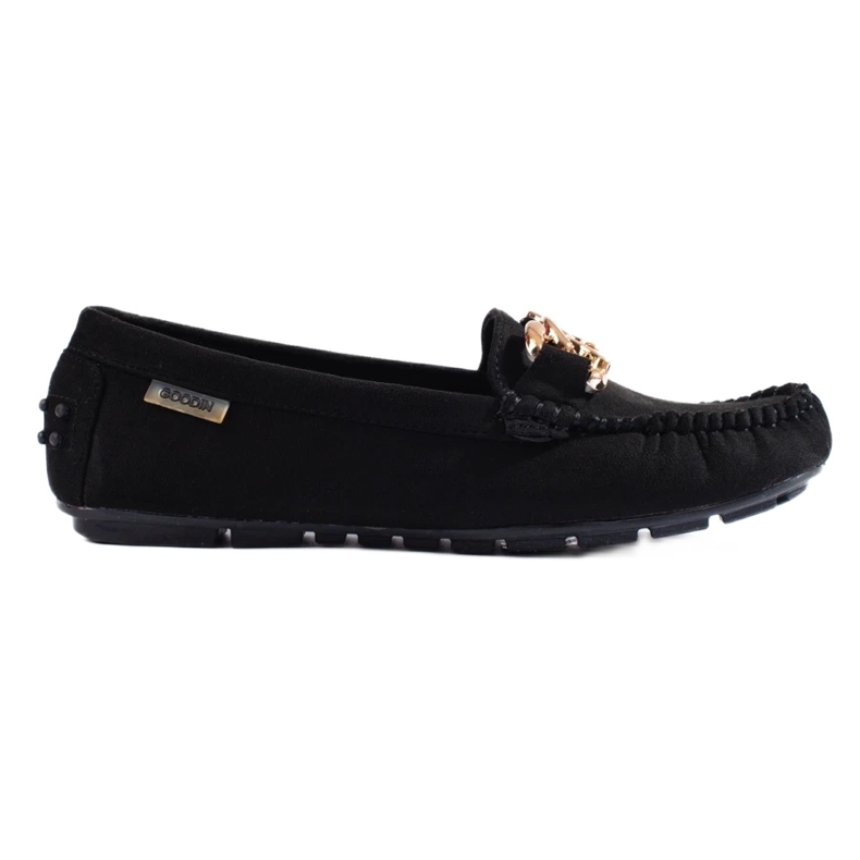 Classic women's moccasins Shelovet black Classic women's moccasins Shelovet black