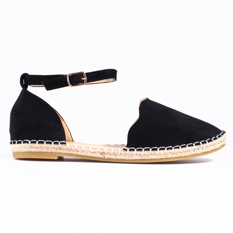 Vinceza women's espadrilles with a black buckle