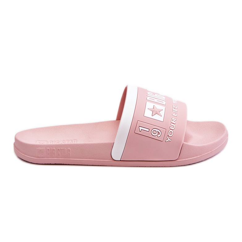 Women's Big Star Light Slippers LL274730 Light Pink Women's Big Star Light Slippers LL274730 Light Pink
