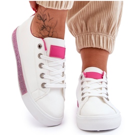Women's Low Sneakers With White And Pink Demira Jets