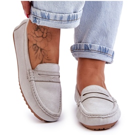 FC3 Women's Classic Suede Loafers Gray Ivana grey FC3 Women's Classic Suede Loafers Gray Ivana grey