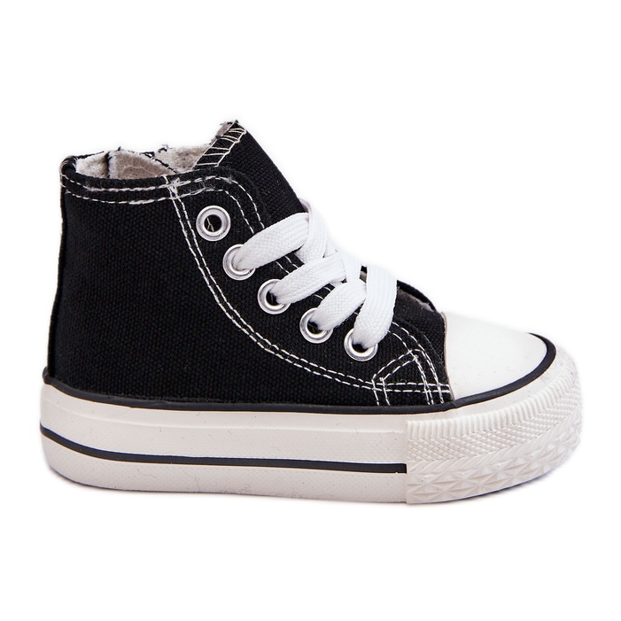 FR1 Children's High Sneakers Black Filemon