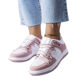 PA1 Pink sneakers from Hila white PA1 Pink sneakers from Hila white