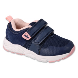 Befado children's shoes 516P250 navy blue pink Befado children's shoes 516P250 navy blue pink