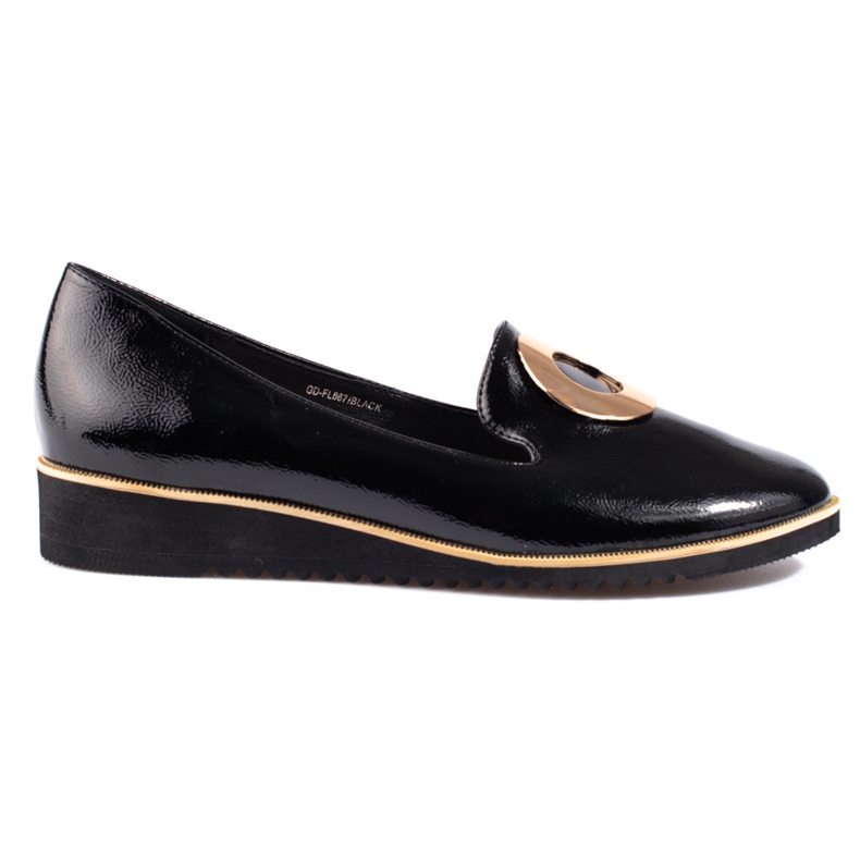 Patent black Shelovet loafers Patent black Shelovet loafers