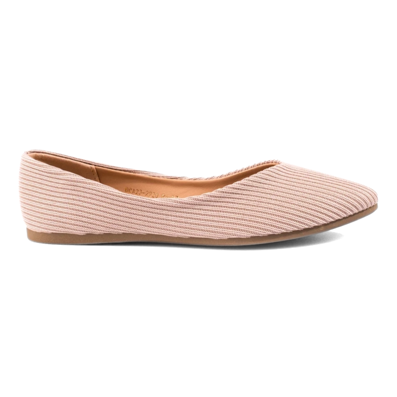 Vinceza women's textile ballerinas beige