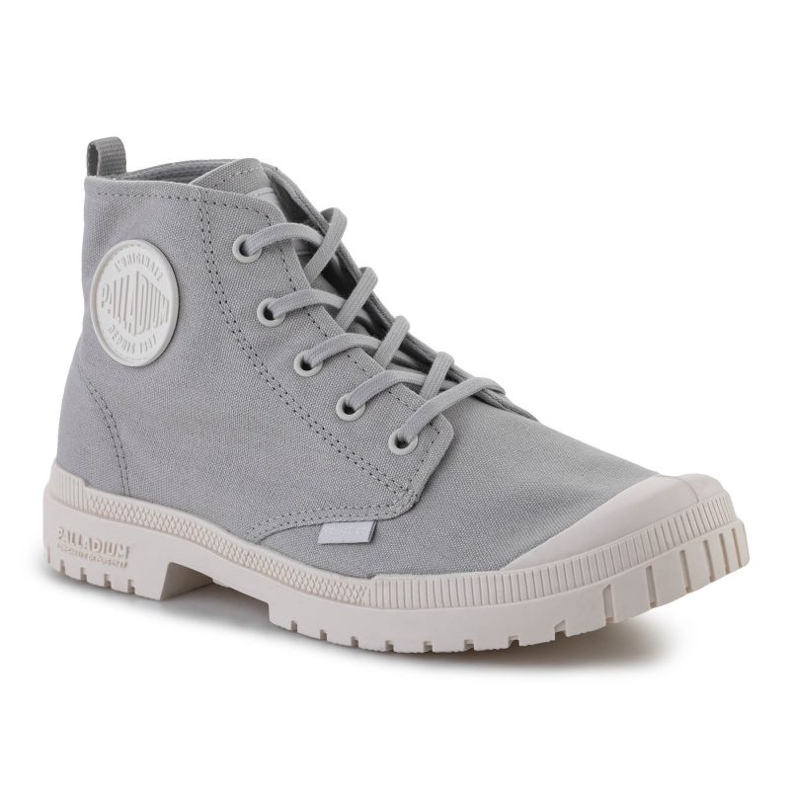 Shoes Palladium Pampa SP20 Hi Canvas 76838-073-M grey Shoes Palladium Pampa SP20 Hi Canvas 76838-073-M grey
