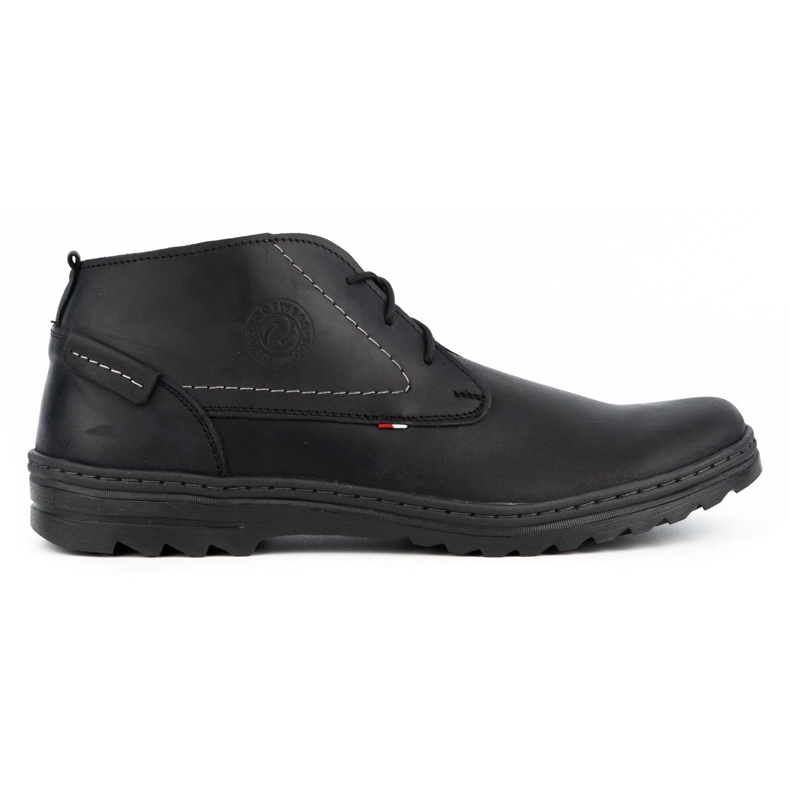 Olivier Men's casual leather shoes 234GT black