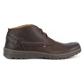 Olivier Men's casual leather shoes 234GT brown Olivier Men's casual leather shoes 234GT brown