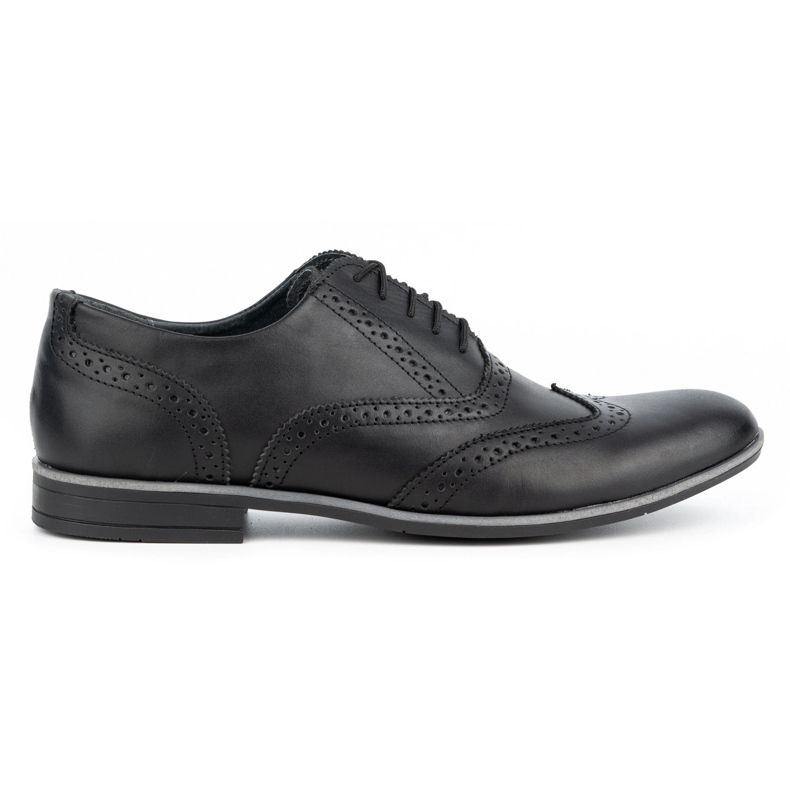 Olivier Leather formal shoes Brogues 306GT black
