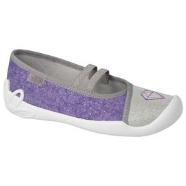 Befado children's shoes 116Y314 purple silver