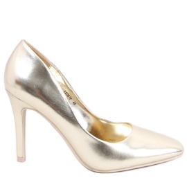 BM Karen L. GOLD women's high heels golden