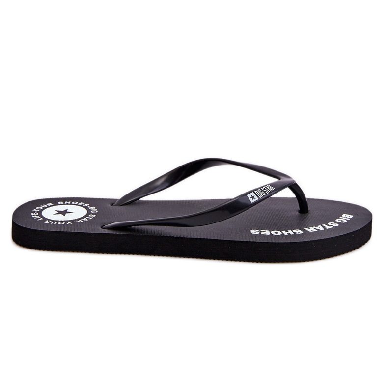 Comfortable Big Star Flip Flops LL274800 Black