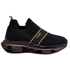 Women's Slip-On Sports Shoes GOE LL2N4032 Black